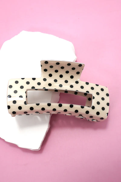 POLKA DOT HAIR CLAW CLIP | 40H1128