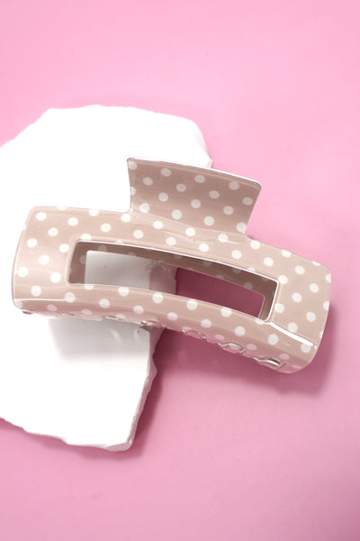 POLKA DOT HAIR CLAW CLIP | 40H1128