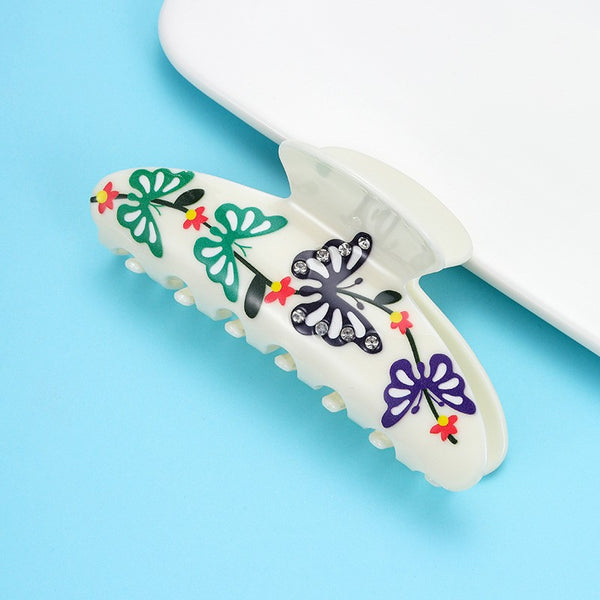 CHERRY BUTTERFLY FLORAL BEE HAIR CLAW CLIP | 40H1129