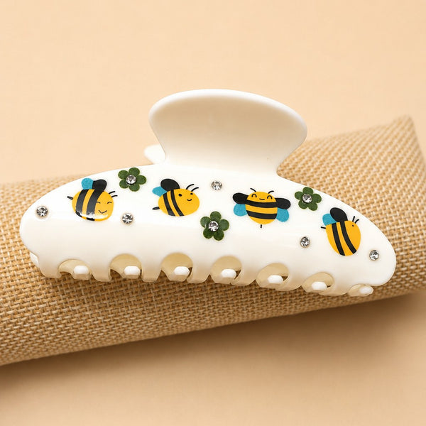 CHERRY BUTTERFLY FLORAL BEE HAIR CLAW CLIP | 40H1129