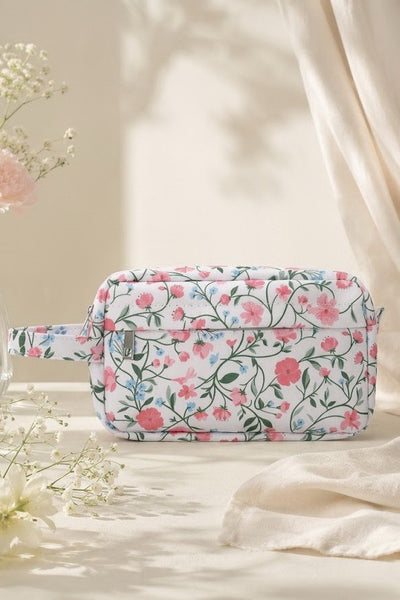 BOTANICAL FLORAL COSMETIC POUCH BAG | 40P629