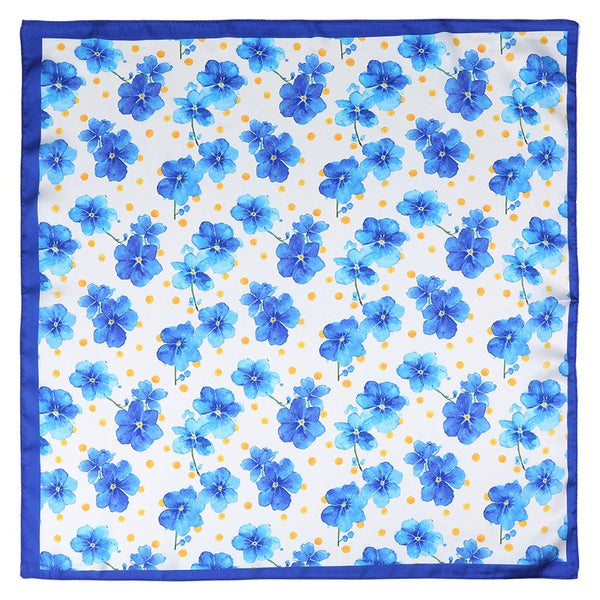 Delicate Floral Silk Finish Bandana Scarf | 40SC726