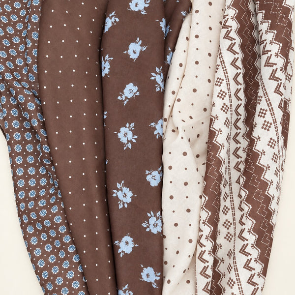 Vintage-Inspired Printed Bandana & Neck Scarf | 40SC735
