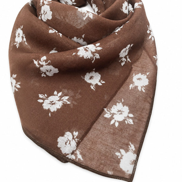 Vintage-Inspired Printed Bandana & Neck Scarf | 40SC735