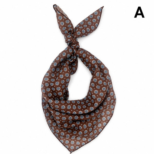 Vintage-Inspired Printed Bandana & Neck Scarf | 40SC735