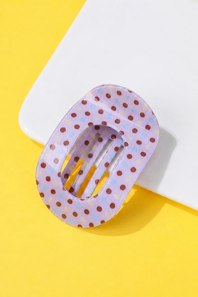 Jumbo Lay Flat Oval Hair Claw Clips Secure Styling | 40H1137