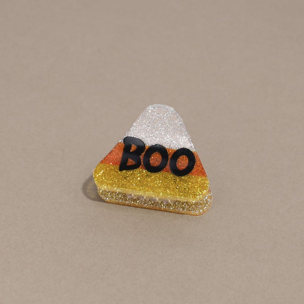 HALLOWEEN PUMPKIN GHOST SET OF 4 HAIR CLAW CLIPS |40H1143