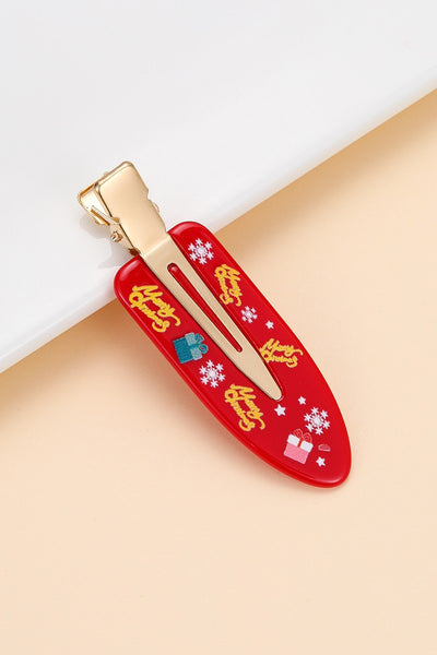 CHRISTMAS MAKEUP HAIR BEND HAIR CLIPS 4-PCS SET | 40H1148-Pack 4