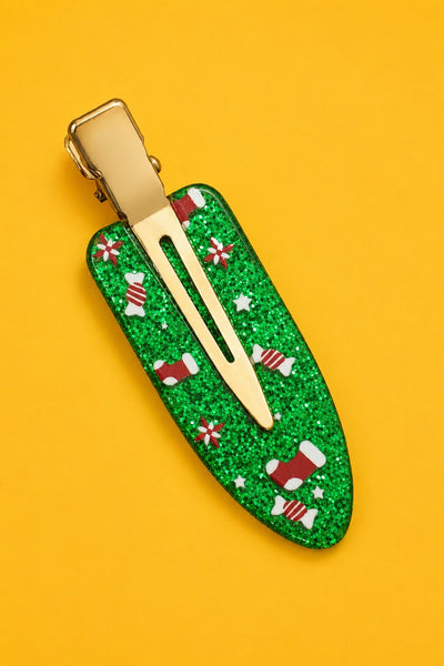 CHRISTMAS MAKEUP HAIR BEND HAIR CLIPS 4-PCS SET | 40H1148-Pack 4