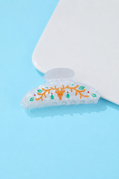 Christmas Jingle Ho Ho Ho Joy  Hair Claw Clips | 40H1149
