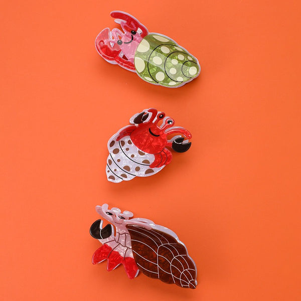 Hermit Crab Seashell Hair Claw Clips | 40H1222