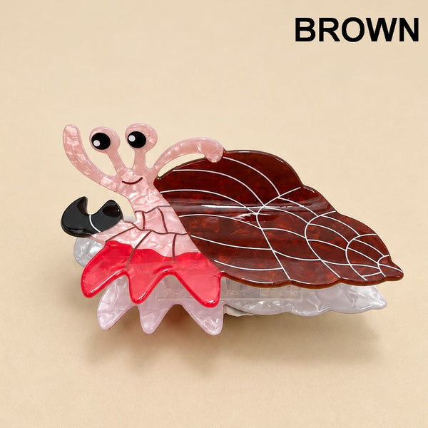 Hermit Crab Seashell Hair Claw Clips | 40H1222