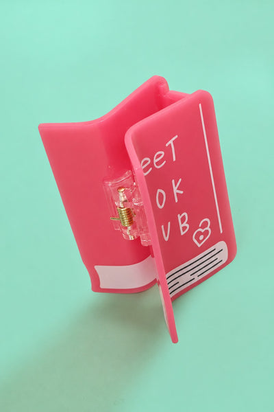 Sweet Book Club Acetate Hair Claw Clip | 40H1147