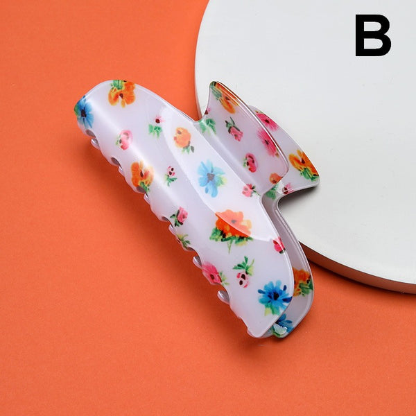 RETRO FLORAL HAIR CLAW CLIPS | 40H1160