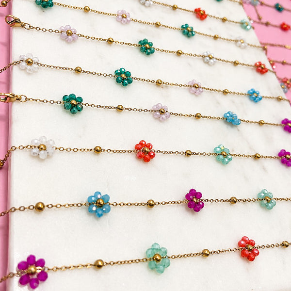 18K STAINLESS STEEL LAYERED Y NECKLACE SET | 40NK9760