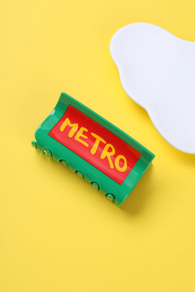 Novelty Metro & Sold Out Acetate Hair Claw Clips | 40H1161
