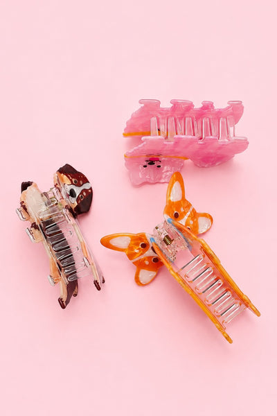 TRENDING JUMBO DOG HAIR CLAW CLIPS | 40H1166
