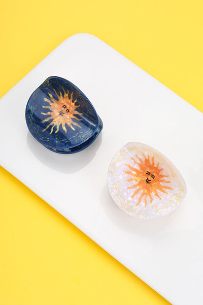 Jumbo Celestial Sun Hair Claw Clip | 40H1167