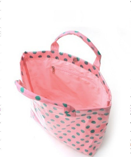 Large Striped Vinyl Tote Bags | 40P636