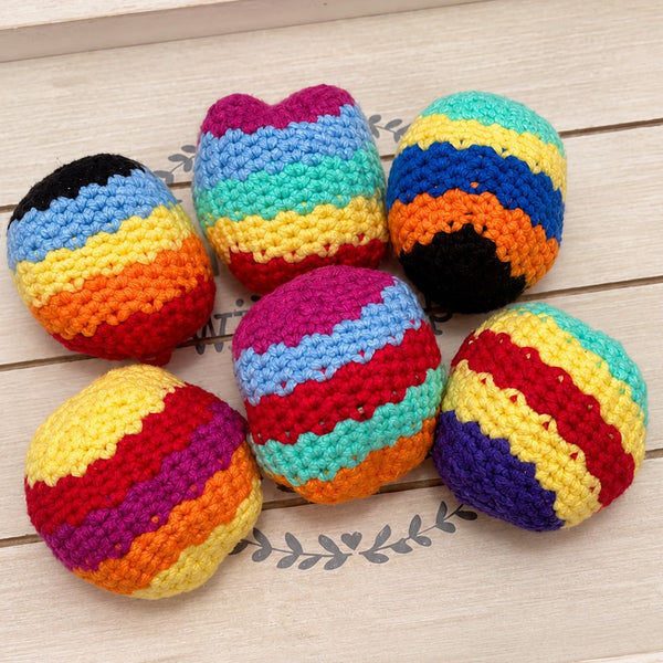 Hacky Sacks - Assorted Colors 6-Pc Set | 40CHN2063-Pack 6
