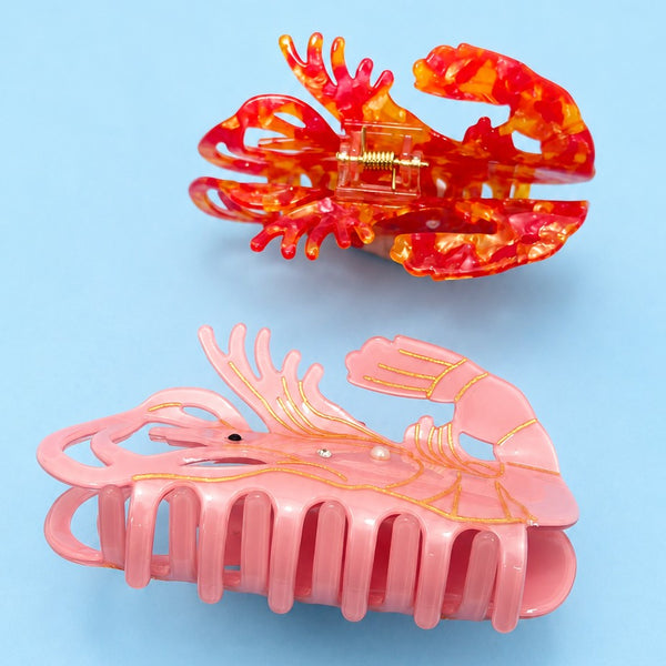 Shrimp Acetate Hair Claw Clip | 40H1176
