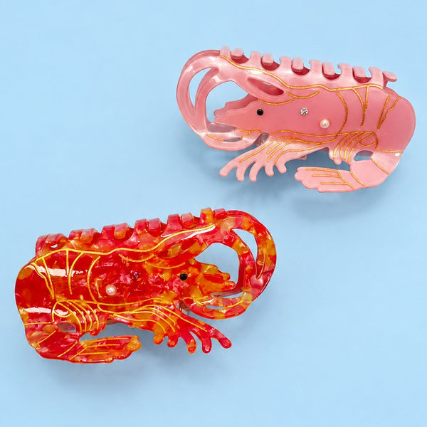 Shrimp Acetate Hair Claw Clip | 40H1176