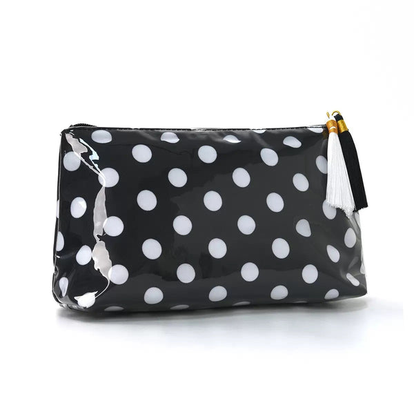 POLKA DOT TRAVEL COSMETIC MAKEUP POUCH BAG | 40P641