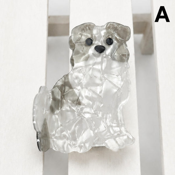 CUTE DOG HAIR CLAW CLIPS | 40H1183