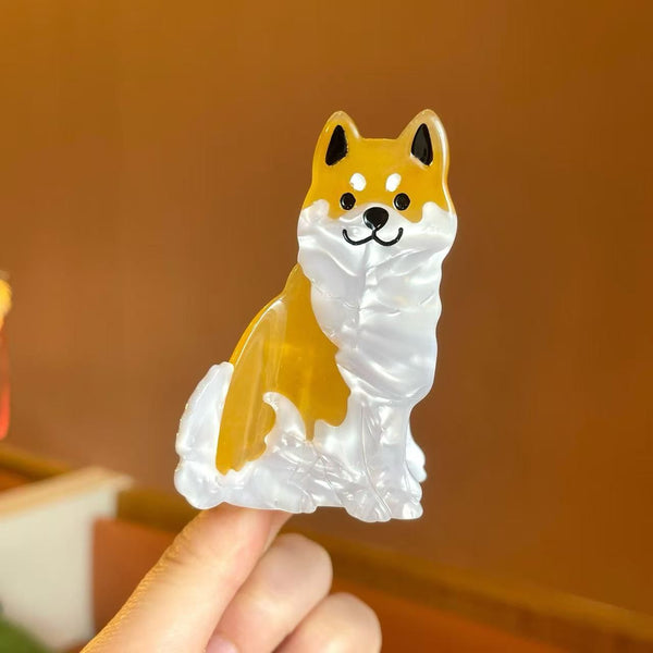 CUTE DOG HAIR CLAW CLIPS | 40H1183