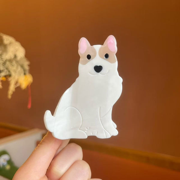 CUTE DOG HAIR CLAW CLIPS | 40H1183