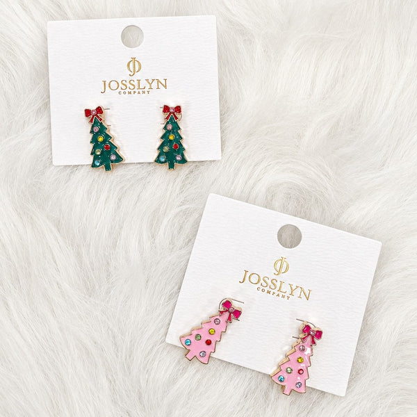 CHIRSTMAS TREE STUD EARRINGS | 40E535