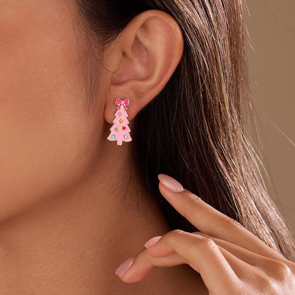 CHIRSTMAS TREE STUD EARRINGS | 40E535