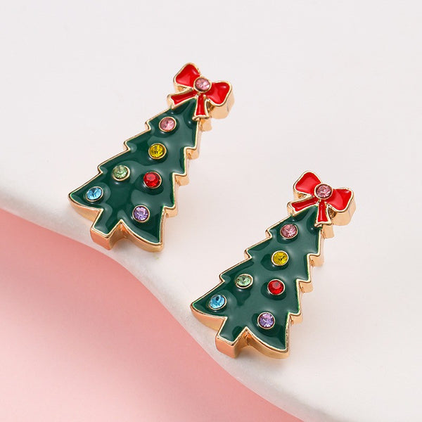 CHIRSTMAS TREE STUD EARRINGS | 40E535