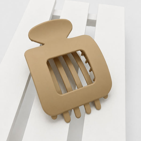 Matte Square Cutout Hair Claw Clips | 40H1187