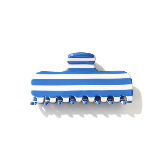 RETRO STRIPED RECTANGULAR HAIR CLAW CLIP | 40H1188