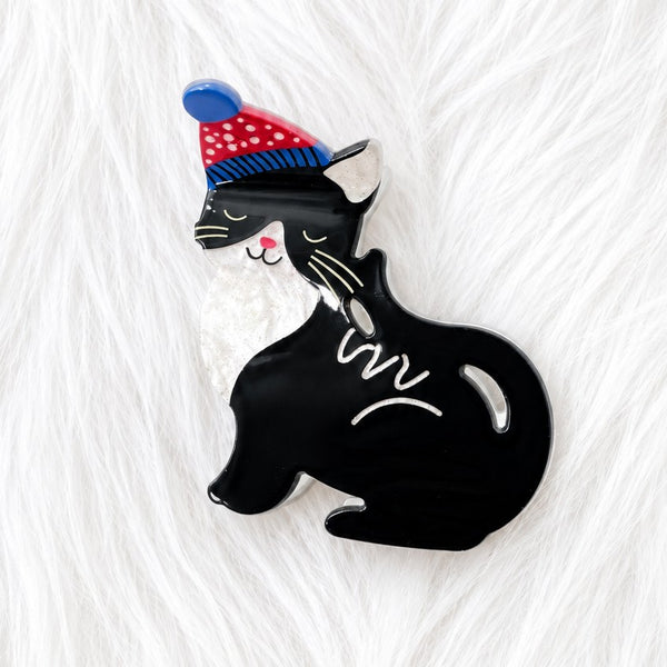 Christmas Hat Cat Hair Claw Clips | 40H1191
