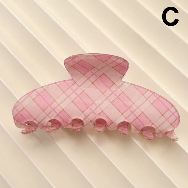 Pastel Plaid & Gingham Hair Claw Clip | 40H1194