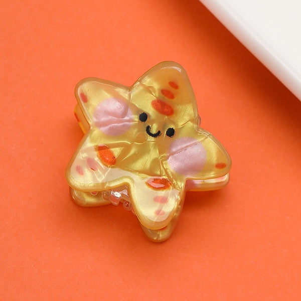Lobster Crab Starfish Jellyfish Mini Hair Claw Set | 40H1195