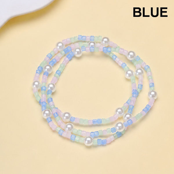 Pastel Mixed Beaded Pearl Stretch Bracelet | 40B5274