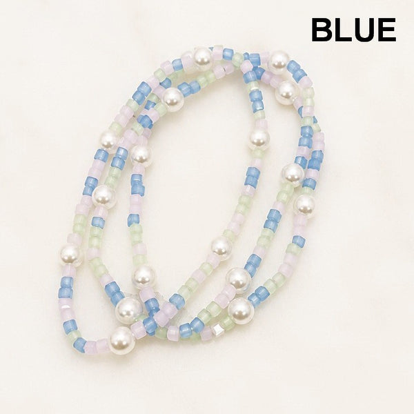 Pastel Mixed Beaded Pearl Stretch Bracelet | 40B5274