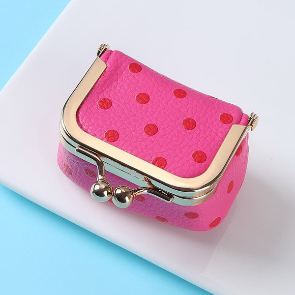 MINI POLKA DOT KISS LOCK TRAVEL JEWELRY BOX | 40P646