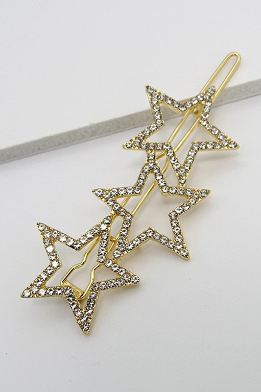 STAR RHINESTONE HAIR CLIP | 25H9110