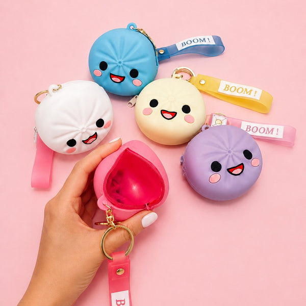 Dumpling Coin Purse Keychain | 40KC190
