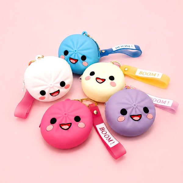 Dumpling Coin Purse Keychain | 40KC190