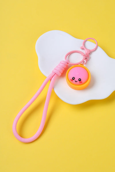 Cute Dumpling Character Wristlet Keychains 6-Pc Set | 40KC191-Pack 6