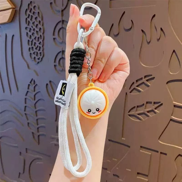 Cute Face Dumpling Wristlet Keychain 6-Pc Set|40KC192-Pack 6