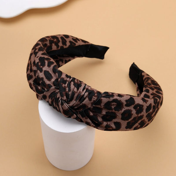 POLKA DOT ZEBRA ANIMAL KNOTTED HEADBAND | 40HB213