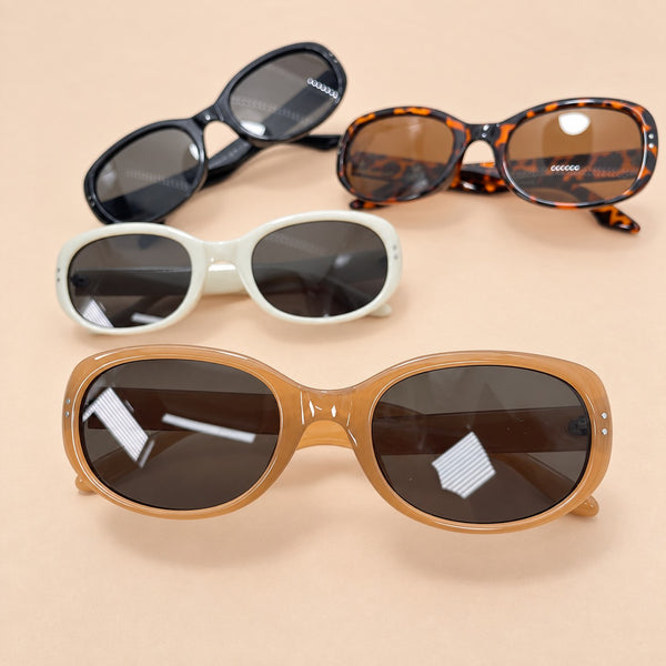 Retro Oval Sunglasses PACK OF 12 | 40SG840-Pack 12