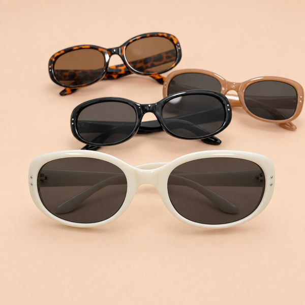 Retro Oval Sunglasses PACK OF 12 | 40SG840-Pack 12