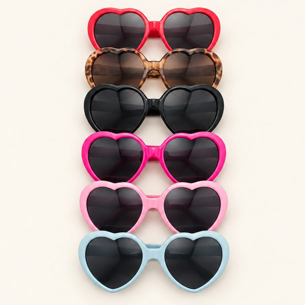 CHIC HEART FRAME SUNGLASSES PACK OF 12 | 40SG839-Pack 12